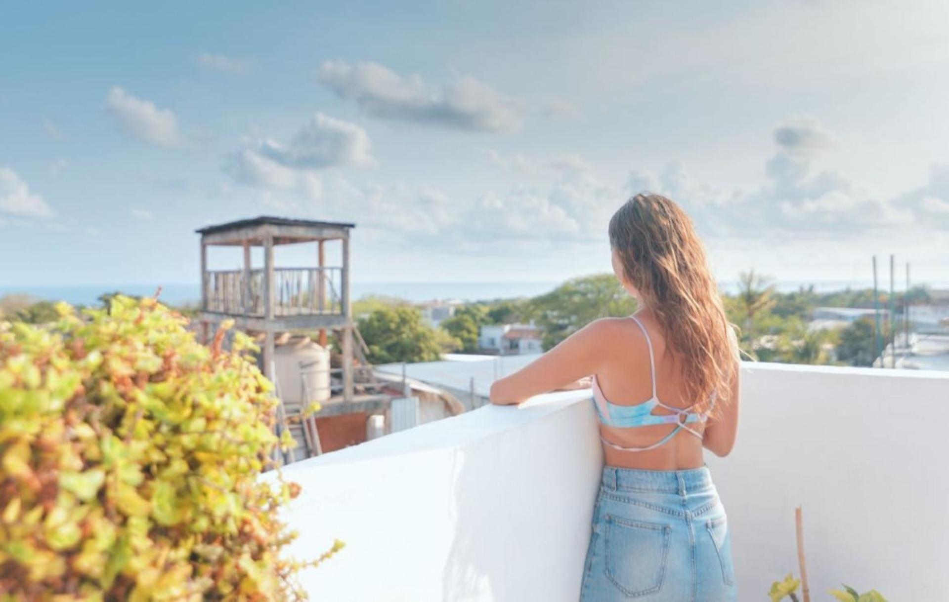 Terraza Puerto Hostel Пуэрто-Эскондидо Экстерьер фото