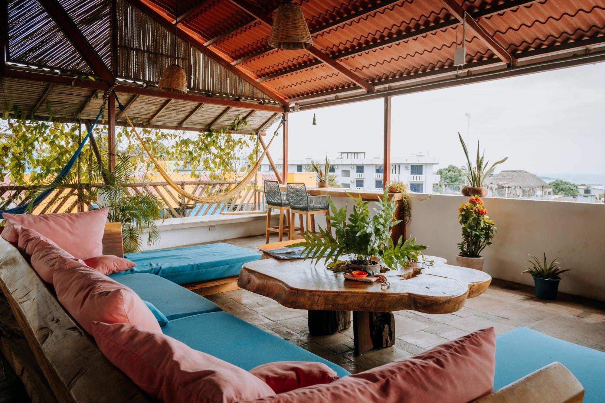 Terraza Puerto Hostel Пуэрто-Эскондидо Экстерьер фото
