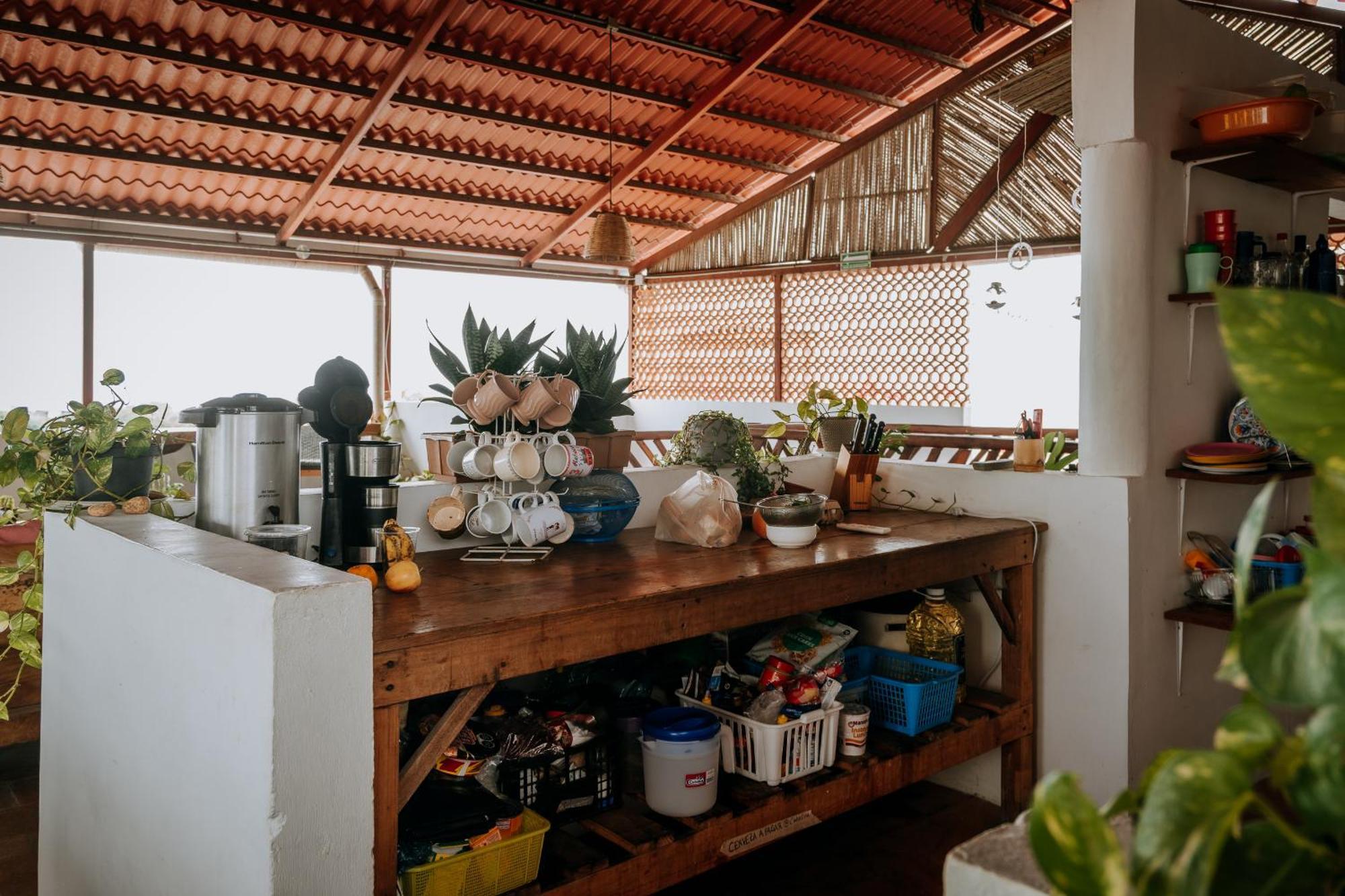 Terraza Puerto Hostel Пуэрто-Эскондидо Экстерьер фото